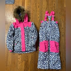 Boden Kids snow bibs and coat